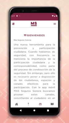 Mujeres Seguras android App screenshot 5